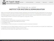 Tablet Screenshot of irk-team.com